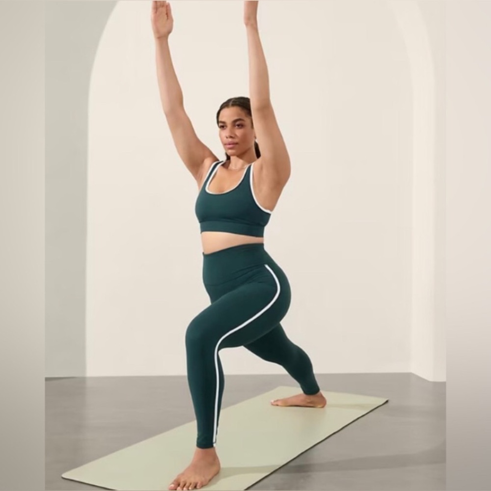 Green and White Stripe bra (pants sold separately)